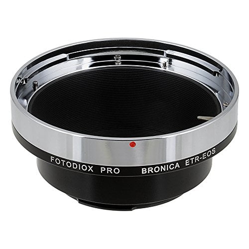 Fotodiox Pro Lens Mount Adapter - Bronica ETR Mount SLR Lenses to Canon EOS (EF, EF-S) Mount SLR Camera Body