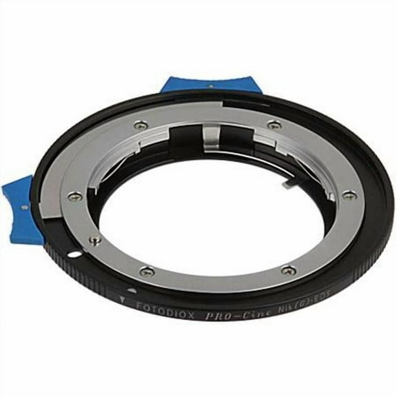 Fotodiox Pro Lens Mount Adapter - Nikon Nikkor F Mount G-Type D/SLR Lens to Canon EOS (EF, EF-S) Mount SLR Camera Body with Built-In Aperture Control Dial