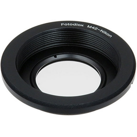 Fotodiox Pro Mount Adapter with 1.4x Multi-Coated Focus Correction Lens for M42 Lens to Nikon F Mount Camera