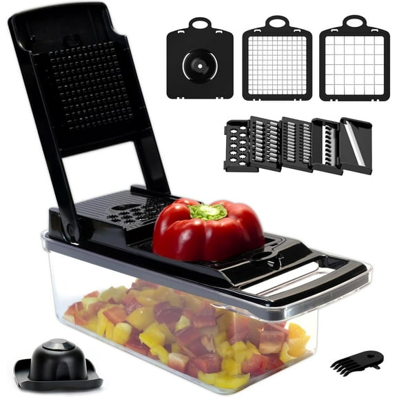 Pro Multifunctional Chopper - Mandoline Slicer and Dicer, Veggie Chopper With Blades