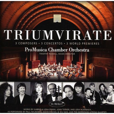 Pro Musica Chamber Orchestra - Triumverate: Three World Premieres - Classical - CD