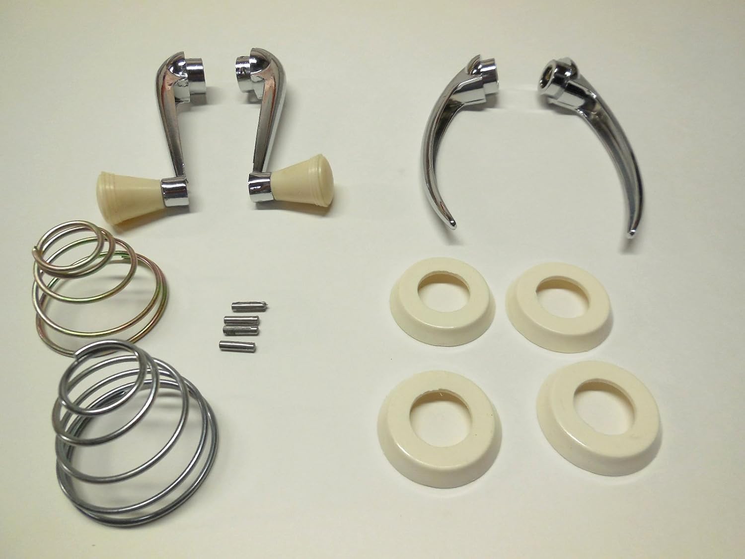 Pro-One 58-66 VW Beetle Interior Door Handle & Crank Set, Ivory KT-1052 ...