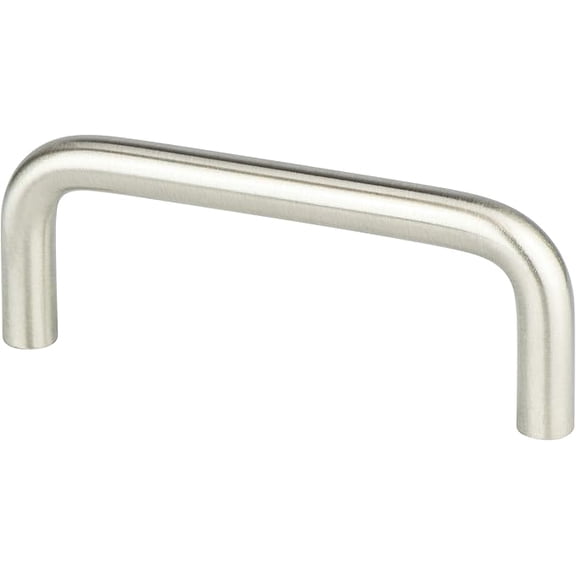 Pro-Pack 10, Uptown Appeal Zurich Wire Pull 3" C/C Brushed Nickel