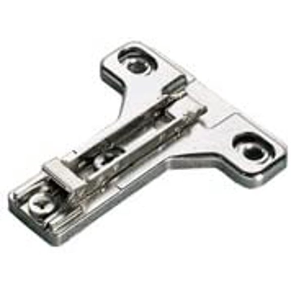 Pro Pack of 10Pcs, Salice Face Frame Adapter Mounting Plates, Screw-On, 1Mm, 2 C