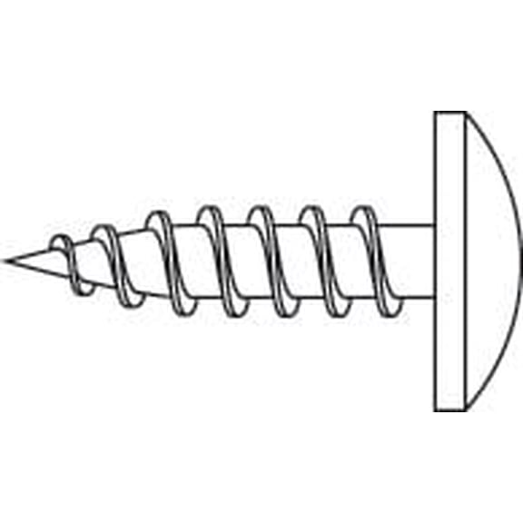 Pro Pack of 5Pcs, Truss Head Wood Screw, For Slides # 6 Head X 1/2" Length