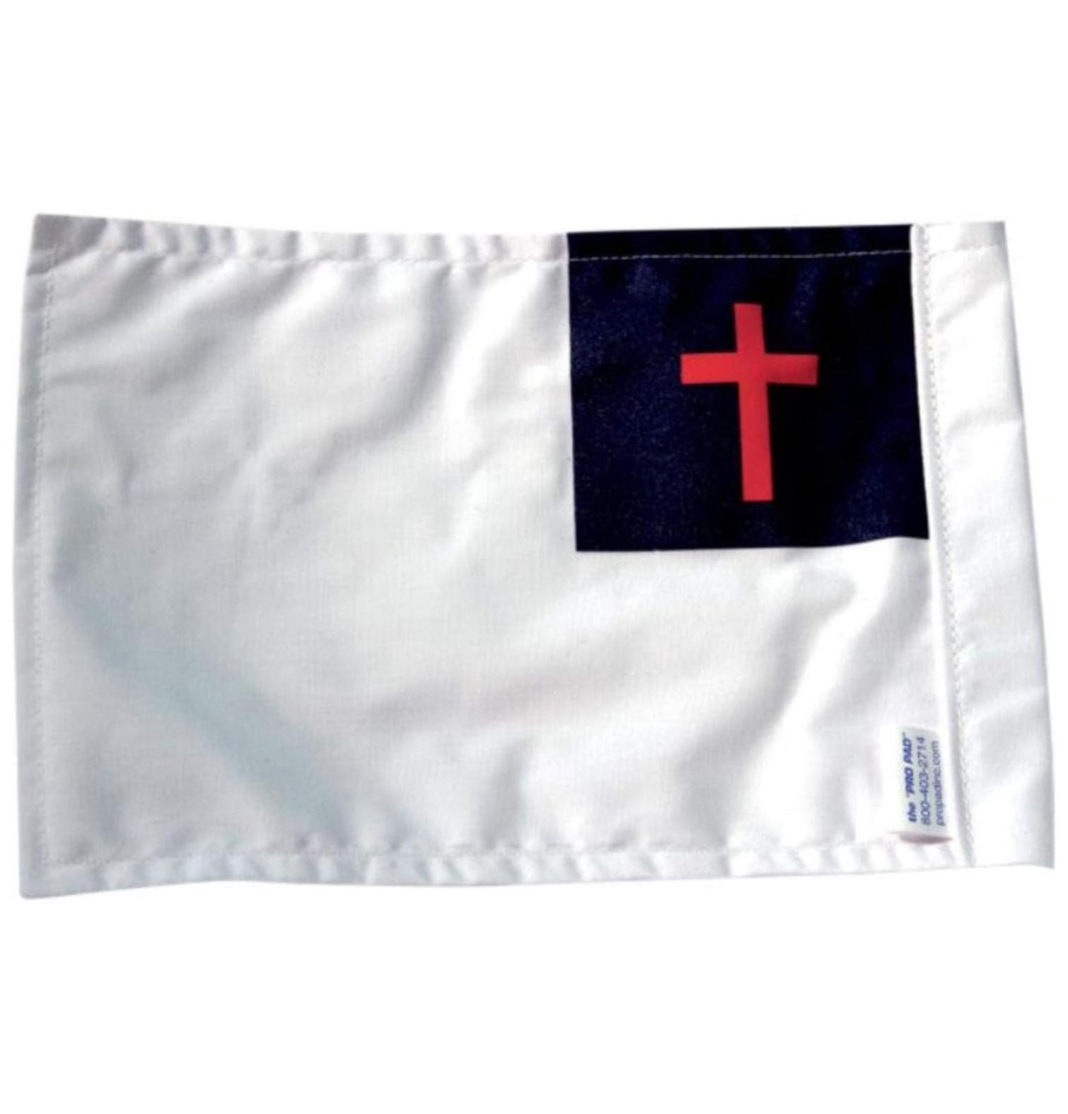 Christliche Motorrad-Flagge, 15x23 Cm, Aus Baumwolle-Polyester-Mix, Doppelt Genäht