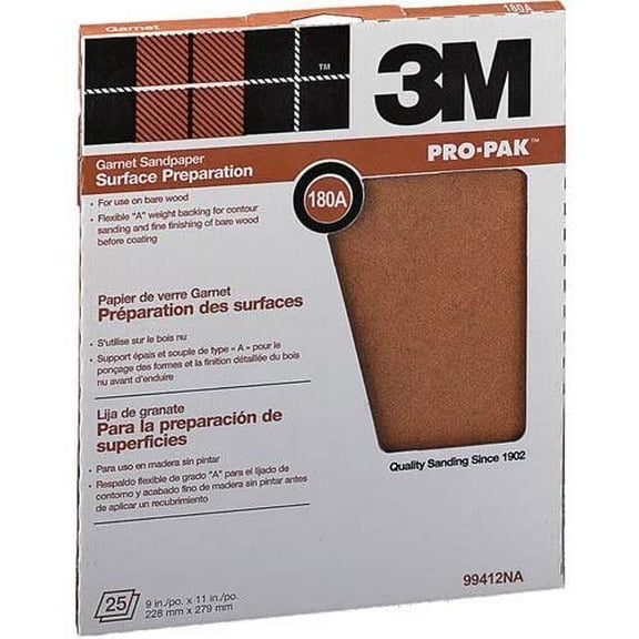 Pro-Pak 99412 Garnet Sandpaper