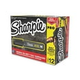 thumbnail image 1 of Pro Permanent Marker Broad Chisel Tip, Black, Dozen, 1 of 6