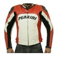 thumbnail image 1 of Pro Perrini Tornado Red Motorcycle Cowhide Leather Jacket Racing GP Armor, 1 of 3