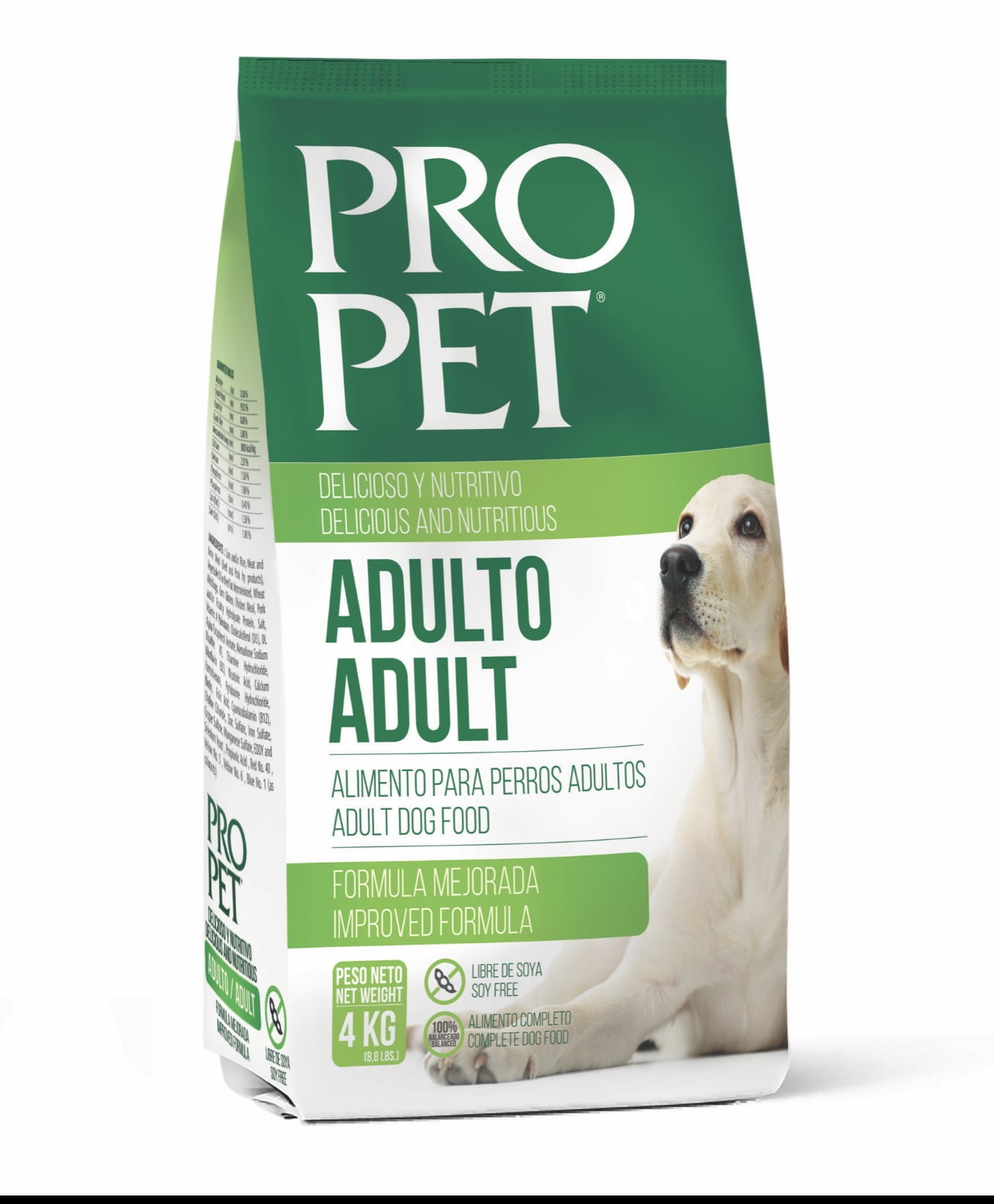 Pro Pet Dry Dog Food for All Types of Dogs Plastic Bag 11lbs Individual Pack