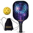 thumbnail image 1 of Pro Pickleball Paddle - Circles Beginner Pickleball Near Me - Best Lightweight Pickleball Paddle, Glassfiber Graphite, 1 of 1
