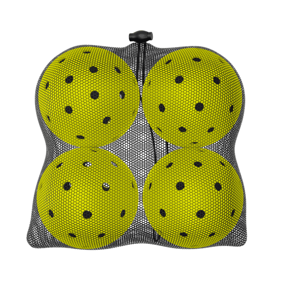 Pro Pickleballs USA Pickleball Approved Official Outdoor 40 Hole Balls Free Mesh Bag Yellow