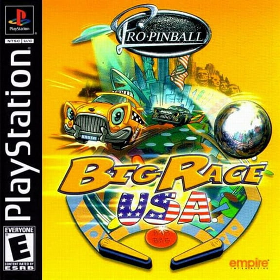 Pre-Owned Pro Pinball Big Race USA PlayStation PS1 Physical Card Game Puzzle Game