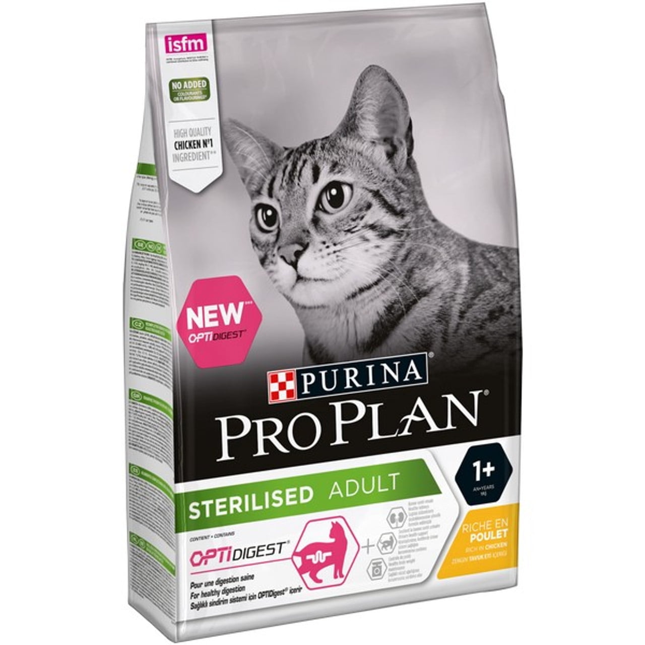 Pro Plan Cat Adult Sterilised OPTIDIGEST Chicken Cat Food 3kg