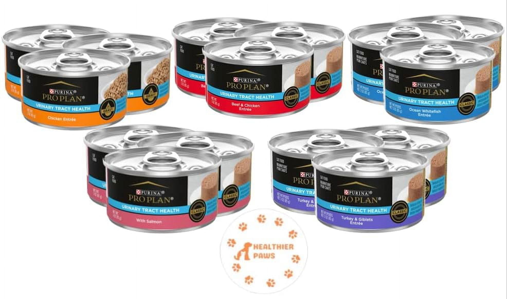 Pro Plan Focus Wet Cat Food Urinary Tract Health (UTH) Variety Pack, 5