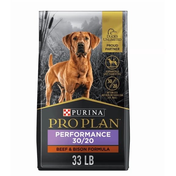 Pro Plan Sport All Life Stages 30/20 Performance Beef and Bison Formula Dry Dog Food 33 lb