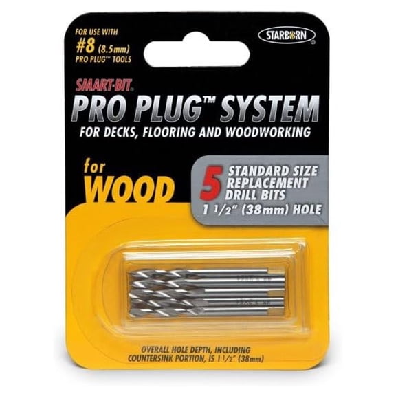 Pro Plug Stainless Steel Drill Bit Set 5 pc.