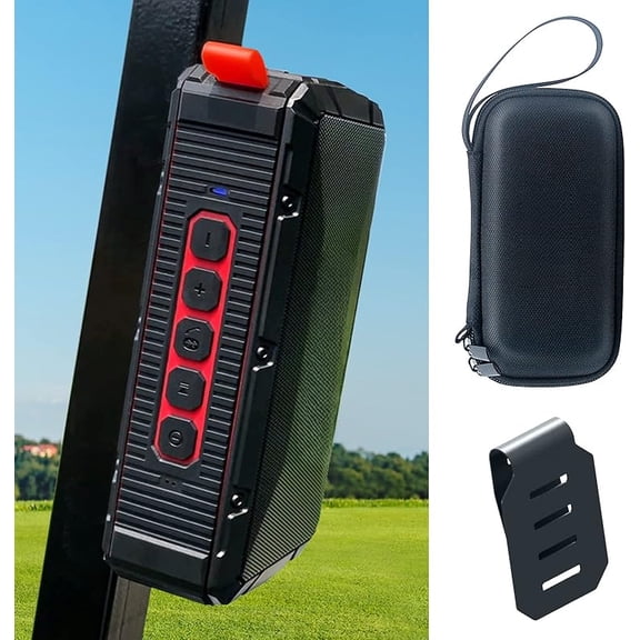 Pro Portable Magnetic Bluetooth Golf Speaker Wireless Waterproof IPX6/Shockproof 3rd Generation Magnetic Golf Speakers for Golf Cart 24Hour Battery Golf Accessories Golf Gifts(TWS & SD Card function)