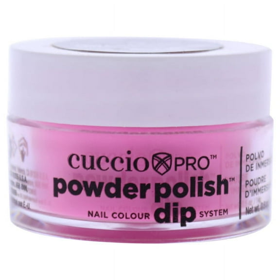 Pro Powder Polish Nail Colour Dip System - Bright Neon Pink by Cuccio for Women - 0.5 oz Nail Powder