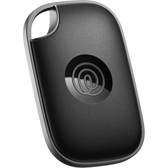 Pro - Powerful Bluetooth Tracker, Key Finder and Item Locator for Keys, Bags and More. Both iOS and Android Compatible. Phone Finder. 1-Pack (Black)