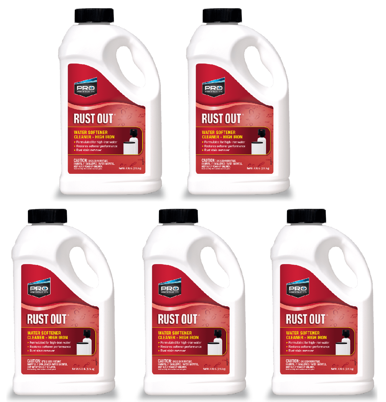Pro Products RO05B Rust Out Water Softener Cleaner And Iron Remover, 4. ...