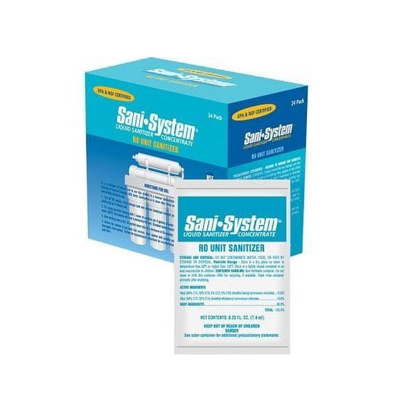 Pro Products (SS96RO) Sani System 0.25 fl oz packets; Reverse Osmosis Unit Sanitizer