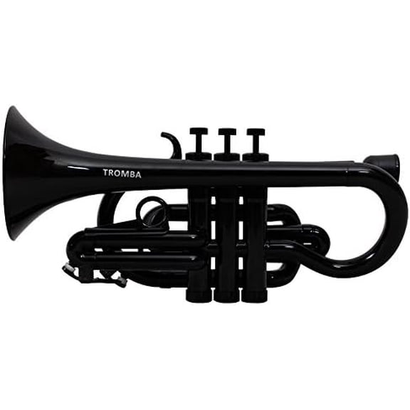 Pro Professional Plastic Bb Cornet, Black$$Musical Instruments