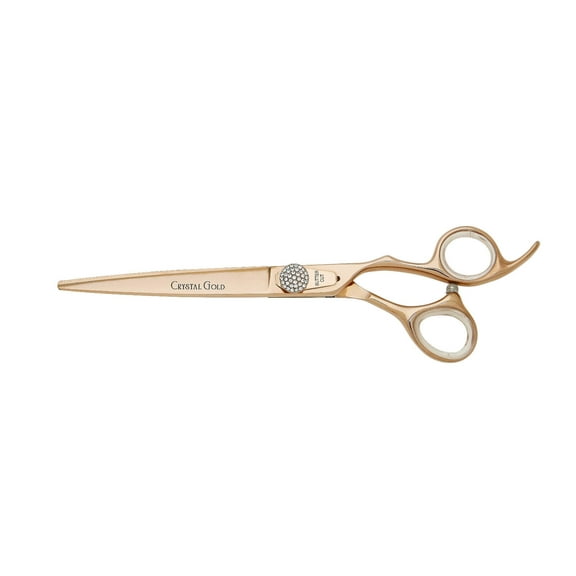 Pro Quality Geib Crystal Gold Advanced Dog Pet Groomer Stylist or Barber Shears (7.5" Straight)