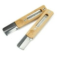 thumbnail image 1 of Pro Quality Stainless Steel Durable Bamboo Handle Dog Groomers Stripping Knives (Full Set - Both Sizes), 1 of 8