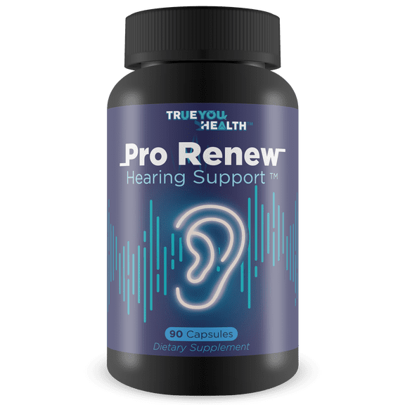 Pro Renew Hearing Support - Contains Vitamin D & Antioxidants to Support Inner & Middle Ear Health - Promote Improved Circulation - Advanced Hearing Formula for Healthy Hearing