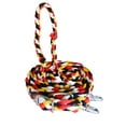thumbnail image 1 of Pro Rider Hand Braided Multicolored Nylon Horse Barrel Reins w/ Snaps 607152, 1 of 5