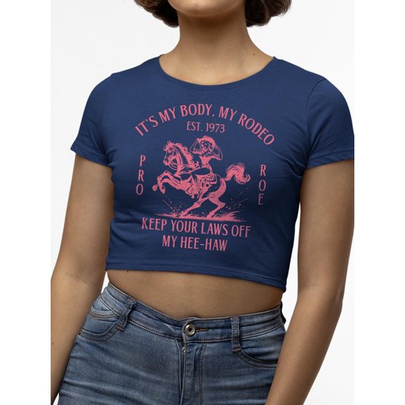 Pro Rights Women's Rodeo Tee Crop Tee Women's