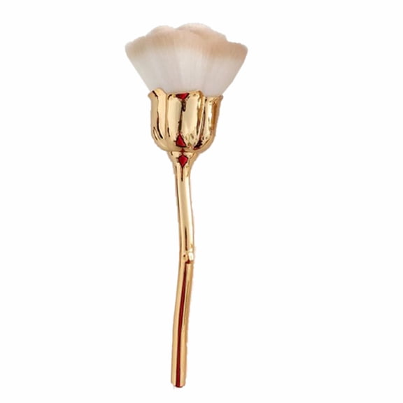 Pro Rose Flower Makeup Brush Foundation Powder Blushes Contour Cosmetic Brush