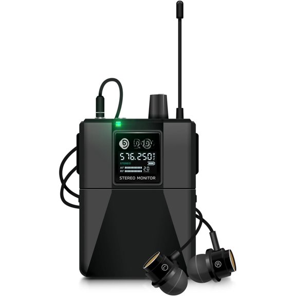 Pro ST-102 & ST-202 & M-PROI Stereo  in Ear  System Boypack Receiver, Performance with 100 Ajustable Frequencies, Can Not Be Use Alone(Only 1 Boypack)