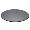 thumbnail image 1 of Pro Safe Glass 19" Round Tempered Gray Glass Table Top 3/8" Thick Flat Edge - Gray, 1 of 2