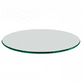thumbnail image 1 of Pro Safe Glass 36" Round Tempered Glass Table Top 1/2" Thick Ogee Edge - Clear, 1 of 2