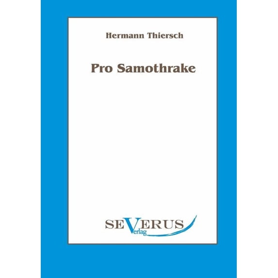 Pro Samothrake (Paperback)
