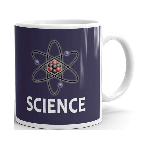 Pro Science Atom Nerd Geek Coffee Tea Ceramic Mug Office Work Cup Gift
