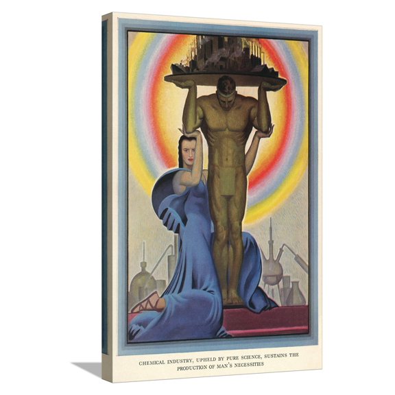 Art.com Pro-Science Poster Stretched Canvas Print Wall Art, 16" x 24"