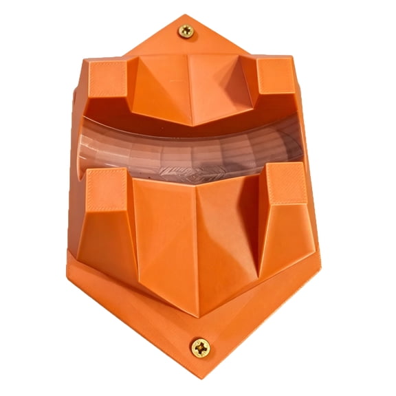 Pro Scooter Wheel Chock Parking Stand Fixed Dock for Indoor Storage, Garage or Entryway Ground/Wall Mount with Front Wheel Clamping, Durable Plastic Orange