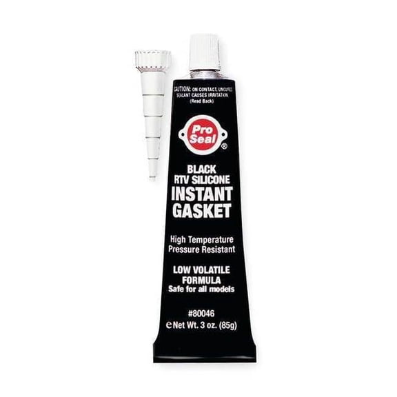 Pro Seal Black RTV Silicone Instant Gasket Maker Low Volatile Formula,3 oz