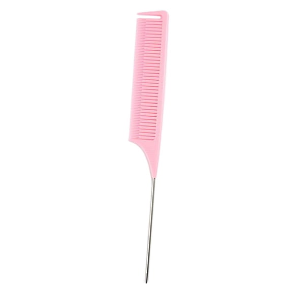 Pro Sectioning Weave Highlighting Foiling Hair Comb for Salon Styling Dyeing Pink