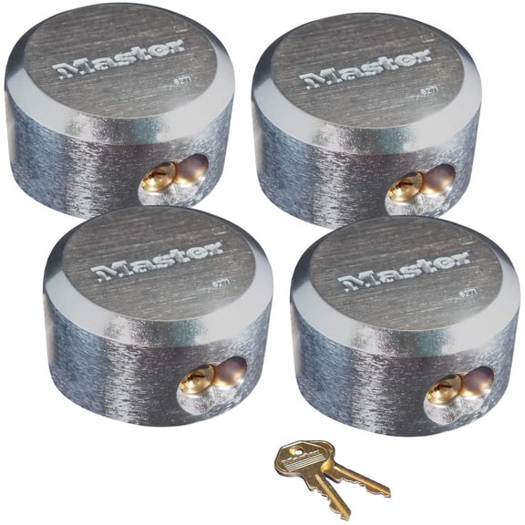 Pro Series - (4) Hidden Shackle Padlocks Keyed Alike 6271KA-4