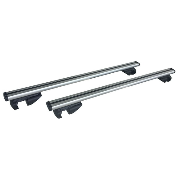 Pro-Series 47 inch Universal Aluminum Roof Bars For Small SUVs, Set of 2 Silver