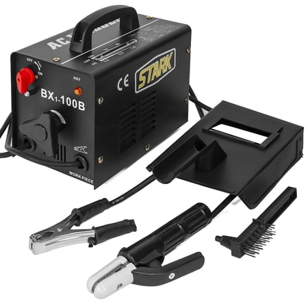 Pro-Series Portable ARC 100A AMP Welder Machine Soldering Welding Machine Stick Welder Mask w/ Accessories