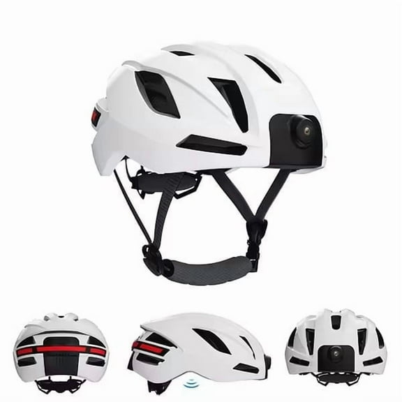 「Pro Series Smart Cycling Helmet with Turn Signals & 1080p HD Camera | Built-in GPS, WiFi/APP Connectivity, Bluetooth 5.0 Music & Calls | Removable 5000mAh Battery for Mountain/Road Biking Safety」