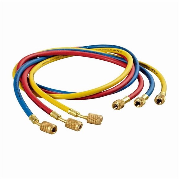 Pro-Set Hose Set, 5 ft L, Blue/Red/Yellow, PK3 HS5A