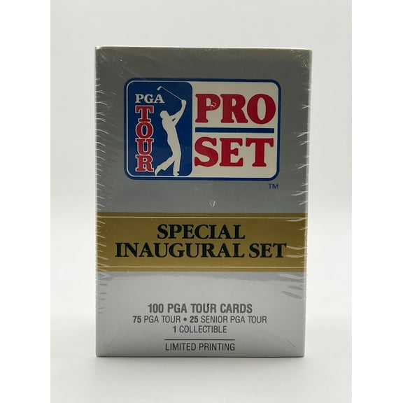 Pro Set PGA Tour Golf Special Inaugural Trading Cards Box - (100 Cards)