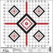 Pro-Shot Red Diamond Precision Sight In Heavy Paper Targets, 16x16in, Red, 10 Pa