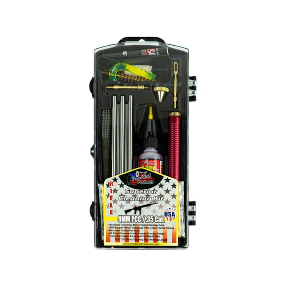 Pro-Shot Rifle Box Cleaning Kit, 9mm/.35 Cal.